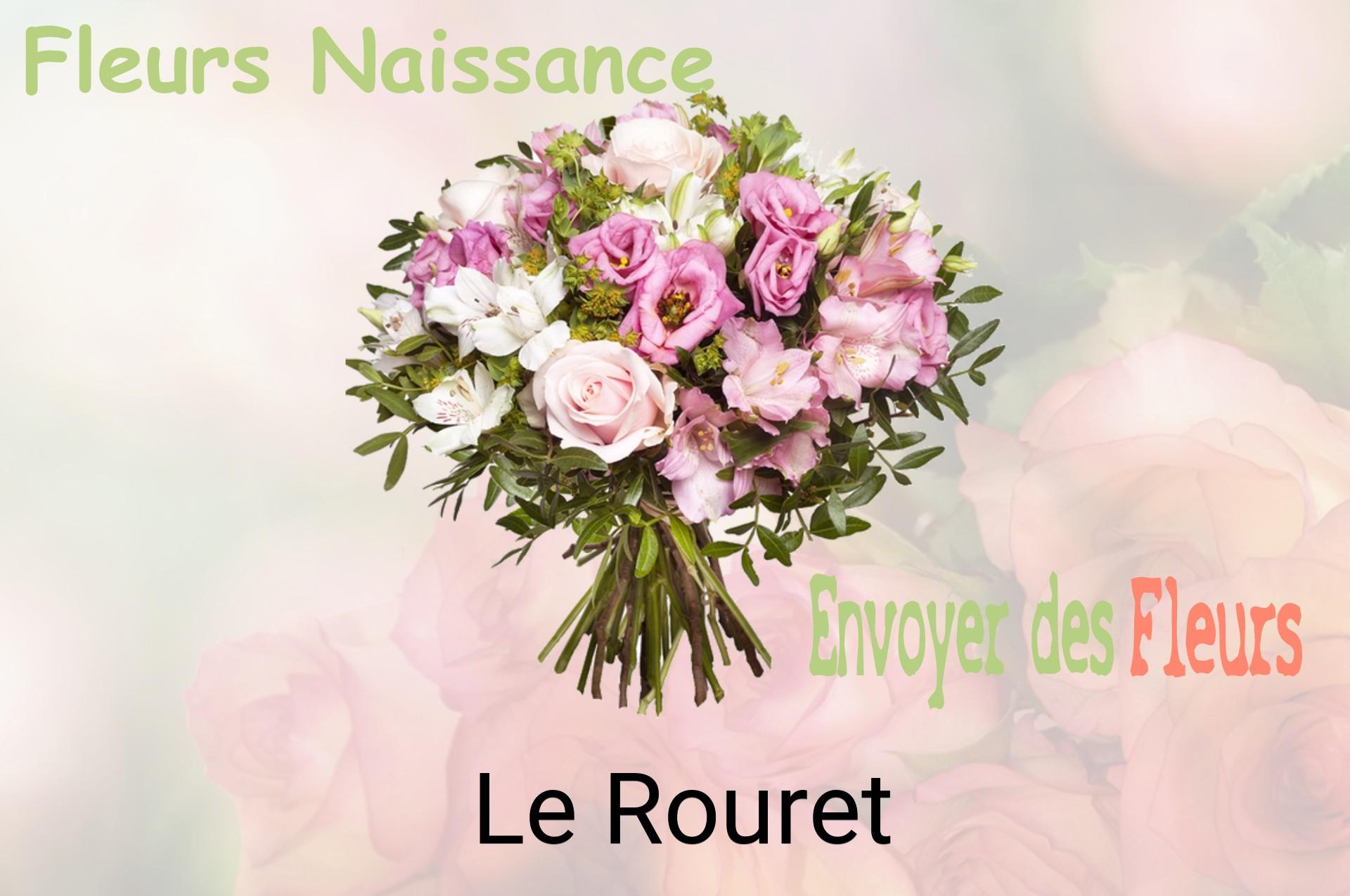 Bouquet de fleurs de naissance livré à Le Rouret